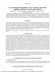 Research paper thumbnail of Low-threshold mode instability in Yb 3+ -doped few-mode fiber amplifiers: influence of a backward reflection