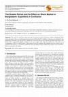 Research paper thumbnail of The Bubble Period and Its Effect on Share Market in Bangladesh: Expedient or Confusion