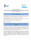 Research paper thumbnail of FR - Appel à communication Pour une histoire des relations culturelles des Amériques.pdf