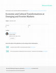 Research paper thumbnail of Chapter 2 - Economic and Cultural Transformations at Emerging and Frontier Markets .pdf