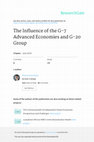 Research paper thumbnail of The Influence of the G-7 Advanced Economies and G-20 Group_PUB.pdf