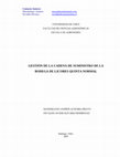 Research paper thumbnail of GESTIÓN DE LA CADENA DE SUMINISTRO DE LA BODEGA DE LICORES QUINTA NORMAL