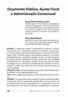 Research paper thumbnail of Ajuste fiscal, orçamento público e administração consensual