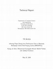 Research paper thumbnail of Inferring Player Rating from Performance Data in Massively Multiplayer Online Role-Playing Games (MMORPGs)