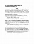 Research paper thumbnail of The Age of Promiscuity: Gay Male Sex Before AIDS -- Seminar Syllabus