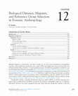 Research paper thumbnail of Biological Distance, Migrants, and Reference Group Selection in Forensic Anthropology