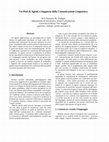 Research paper thumbnail of Un Pool di Agenti a Supporto della Comunicazione Linguistica