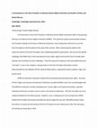 Research paper thumbnail of A Commentary on the Paris Principles on National Human Rights Institutions