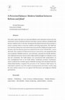 Research paper thumbnail of A Perverted Balance: Modern Salafism between Reform and Jihād