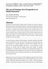 Research paper thumbnail of The Act of Naming: New Perspectives on Media Discourse