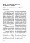 Research paper thumbnail of Partidos, sistemas de partidos y democracia. La obra esencial de Peter Mair