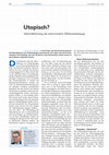 Research paper thumbnail of Utopisch? Akkreditierung als universitäre Mitbestimmung (2017)