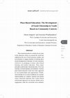 Research paper thumbnail of Place-Based Education: The Development of Good Citizenship in Youth Based on Community Contexts