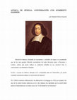 Research paper thumbnail of ACERCA DE SPINOZA. CONVERSACIÓN CON HUMBERTO GIANNINI