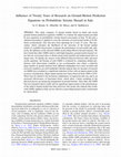 Research paper thumbnail of Influence of Twenty Years of Research on Ground-Motion Prediction Equations on Probabilistic Seismic Hazard in Italy