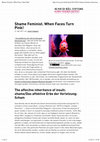 Research paper thumbnail of Shame Feminist. When Faces Turn Pink