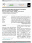 Research paper thumbnail of Preserving cultural heritage by supporting landscape planning with quantitative predictions of soil consumption