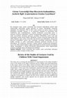 Research paper thumbnail of Review of the Studies of Gestures Used by Children With Visual Impairment