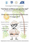 Research paper thumbnail of Convegno Internazionale "Un buon scrittore non precisa mai". Per i settant'anni di Tempo di uccidere di Ennio Flaiano