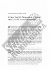 Research paper thumbnail of Społeczność Domari w Izraelu. Przeszłość i teraźniejszość