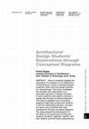 Research paper thumbnail of REPRINTS AVAILABLE DIRECTLY FROM THE PUBLISHERS PHOTOCOPYING PERMITTED BY LICENSE ONLY Architectural Design Students' Explorations through Conceptual Diagrams