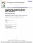 Research paper thumbnail of Community-Based Mental Health Treatment Preceding Jail Detention Among Adults with Serious Mental Illness