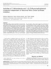 Research paper thumbnail of Activities of 7-Nitroindazole and 1-(2-(Trifluoromethylphenyl)- imidazole Independent of Neuronal Nitric-Oxide Synthase Inhibition