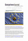 Research paper thumbnail of Border Securitization and Containment vs. Fundamental Rights: The European Union’s ‘Refugee Crisis’