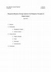 Research paper thumbnail of “Respective Mindsets of Foreign students in the Philippines: Perception of Filipino Culture”