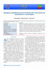 Research paper thumbnail of Managing a mandibular second premolar with three-canal and taurodontism: a case report