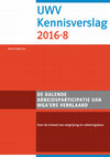 Research paper thumbnail of De dalende arbeidsparticipatie vanuit de WGA verklaard. Over de invloed van vergrijzing en uitkeringsduur