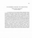 Research paper thumbnail of "Du conte berbère au mythe grec: le cas d'Éros et Psyché"