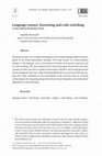 Research paper thumbnail of Language contact, borrowing and code switching A case study of Australian Greek