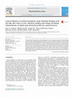 Research paper thumbnail of Critical influence of reduced graphene oxide mediated binding of M (M = Mg, Mn) with Co ions, chemical stability and charge storability enhancements of spinal-type hierarchical MCo 2 O 4 nanostructures