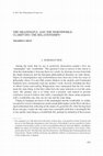 Research paper thumbnail of The Meaningful and the Worthwhile: Clarifying the Relationships