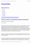 Research paper thumbnail of Is there any point in worrying about the tedium of immortality?