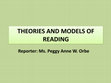 Research paper thumbnail of THEORIES_AND_MODELS_OF_READING.pdf