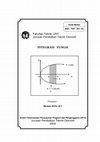 Research paper thumbnail of Modul INTEGRAL FUNGSI.pdf