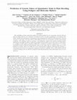 Research paper thumbnail of Prediction of Genetic Values of Quantitative Traits in Plant Breeding Using Pedigree and Molecular Markers