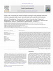 Research paper thumbnail of Large-scale screening for maize drought resistance using multiple selection criteria evaluated under water-stressed and well-watered environments