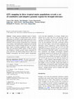 Research paper thumbnail of QTL mapping in three tropical maize populations reveals a set of constitutive and adaptive genomic regions for drought tolerance