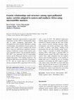 Research paper thumbnail of Genetic relationships and structure among open-pollinated maize varieties adapted to eastern and southern Africa using microsatellite markers