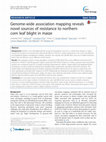 Research paper thumbnail of Genome-wide association mapping reveals novel sources of resistance to northern corn leaf blight in maize