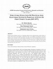 Research paper thumbnail of STRUCTURAL EVOLUTION OF POLITICAL AND ELECTORAL SYSTEM IN PAKISTAN:ASTUDY OF FIRST THIRTY YEARS (1947-1977)