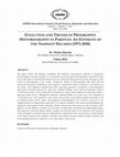 Research paper thumbnail of EVOLUTION AND TRENDS OF PROGRESSIVE HISTORIOGRAPHY IN PAKISTAN:AN ESTIMATE OF THE NAISSANT DECADES (1971-2010)