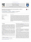 Research paper thumbnail of Preparation and characterization of olive pit powder as a filler to PLA-matrix bio-composites