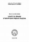 Research paper thumbnail of Upute za izradu studentskih pisanih radova