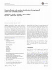 Research paper thumbnail of Energy-efficient node position identification through payoff matrix and variability analysis