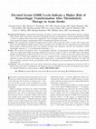 Research paper thumbnail of Elevated Serum S100B Levels Indicate a Higher Risk of Hemorrhagic Transformation After Thrombolytic Therapy in Acute Stroke