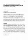 Research paper thumbnail of How does Relationship-Based Governance Accommodate New Entrants? Evidence from the Cycle Rickshaw Rental Market